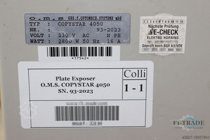 O.M.S. COPYSTAR 4050
