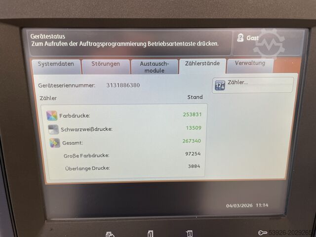Xerox Versant 180 Press only 270.000 clicks, incl. Fiery, booklet, SquareFold