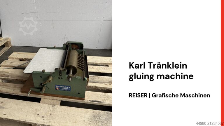 Karl Tränklein Anleimmaschine 22 cm