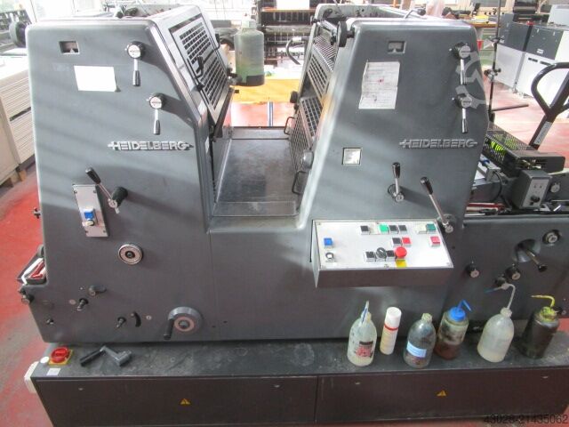офсетной печати HEIDELBERG GTO 52-2 + Vers. MIT N&P EINHEIT