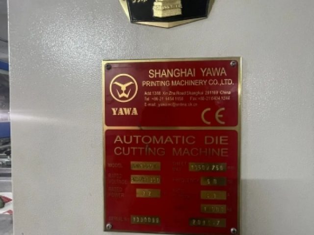 Высечка Yawa MW1050Y, 2010 г.в. формат 1050/750. В хорошем состоянии