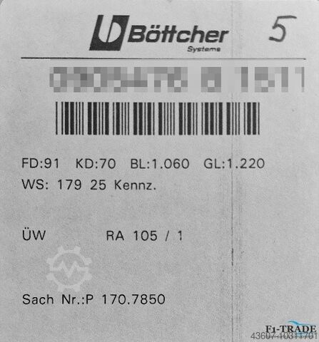 Новый ролик для формования чернил Böttcher KBA RA 105
