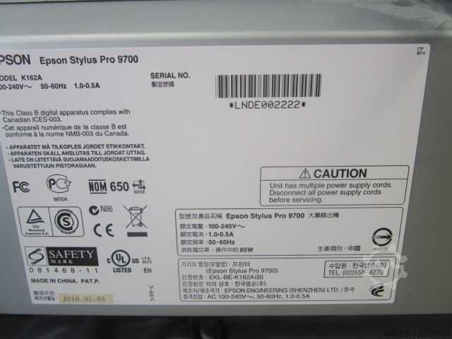 EPSON STYLUS PRO 9700