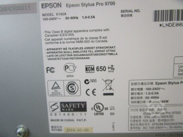 EPSON STYLUS PRO 9700