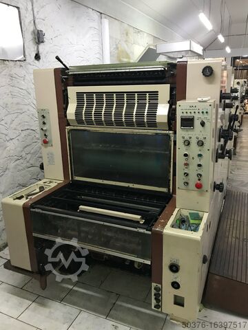 Fuji 65 ii — 2-красочная «прямая» офсетная машина 48x66 см, последняя модель в линейке fuji 65. Shinohara Fuji 65II