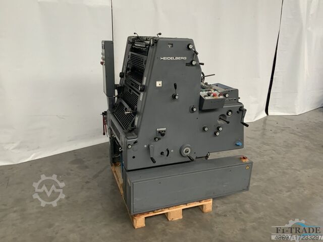 1 цветная листовая офсетная машина Heidelberg GTO52