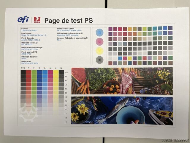 Xerox Versant 180 с Fiery EX180 и SquareFold