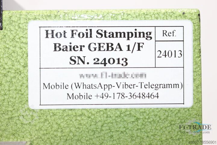 Baier GEBA 1/F