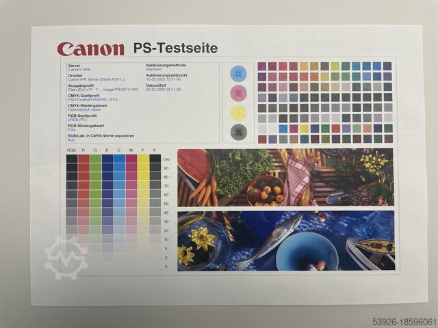 Canon imagePRESS V1000 с Fiery D3000 и буклетным финишером A‑F1