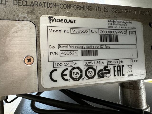 Videojet VJ 9550