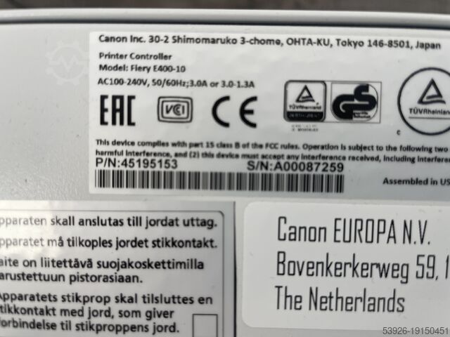 Canon imagePRESS C165 — ≈ 81 000 отпечатков, с финишером