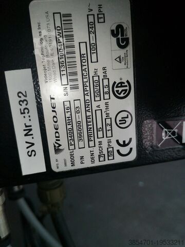 Videojet P3400 RH 16
