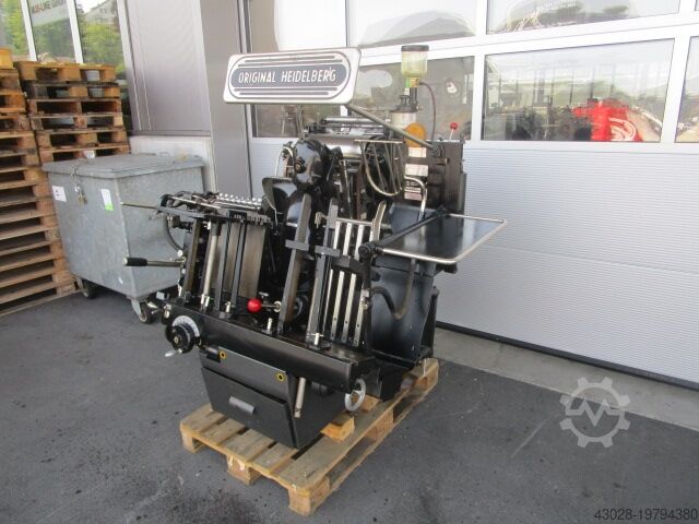 HEIDELBERG TIEGEL A4 MIT HEISSFOLIENPRÄGEEINRICHT