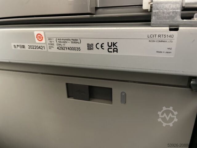 Ricoh PRO C 5300s incl. Fiery, Finisher, Paper deck