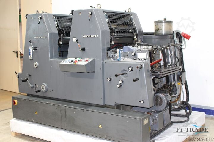 2-цветная офсетная печатная машина - 2-цветная офсетная машина Heidelberg GTOZP-52+ N+P