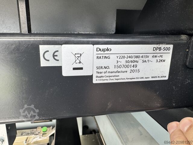 Duplo DPB-500 — перфект-биндер