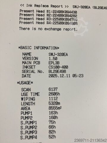 Mimaki SWJ-320EA