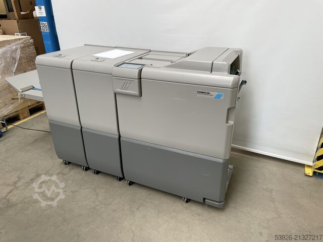 Plockmatic PBM350 — система изготовления брошюр с триммером и фальцовщиком