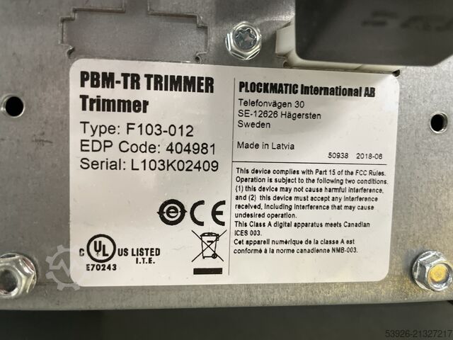 Plockmatic PBM350 — система изготовления брошюр с триммером и фальцовщиком