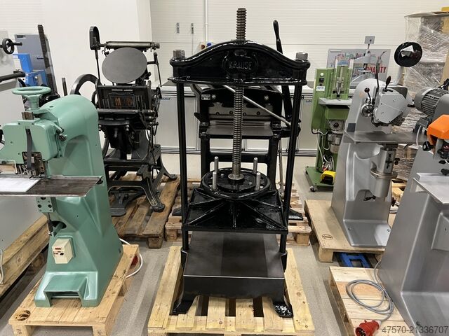 Karl Krause Large Bookbinding Press