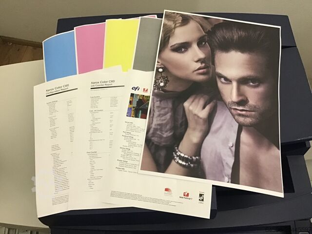 XEROX Digital Color Press C60 с FIERY EX‑i C60/70 и откидывающим лотком