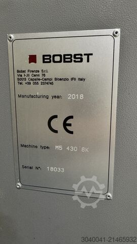 Bobst M5 430 8K