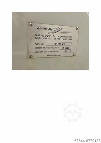 Каландр для тиснения Uni Ma Tec 101000432