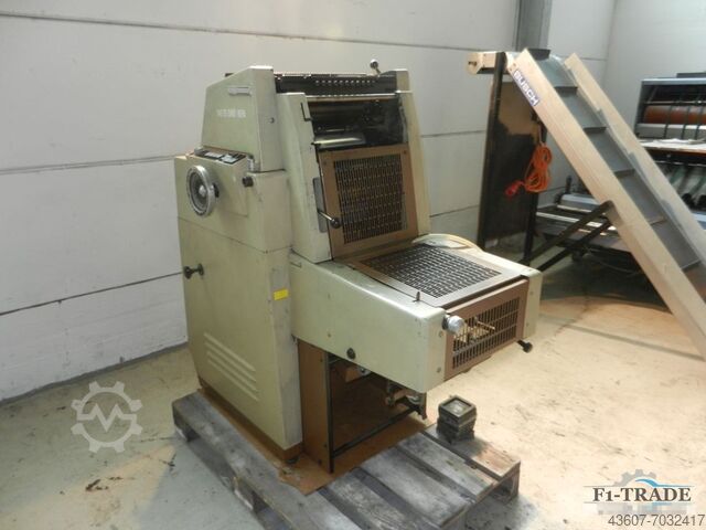 1 цветная листовая офсетная машина Rotaprint R 45 K