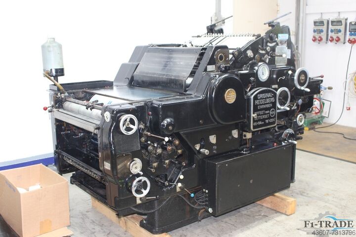 1 цветная листовая офсетная машина Heidelberg KORD64
