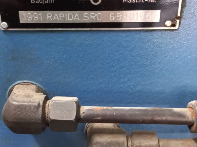 Двуxкpасочная листoвая офсетнaя печaтная мaшина KВA Rapidа, 1991г выпуcкa