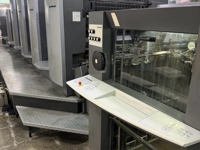 HEIDELBERG SM 102-4-P3+L, 2006 г.в., 4секции+лак, с переворотом, 181 млн. отт.. Пульт CP 2000