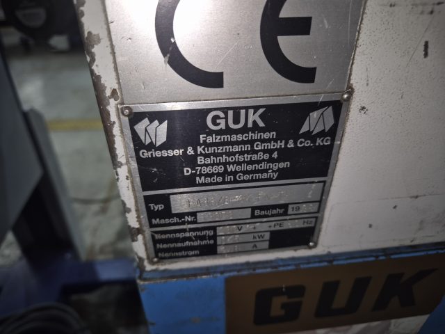 Фальцовка GUK FA36/6-6K FN-TH, 1998 г.в., 6 кассет
